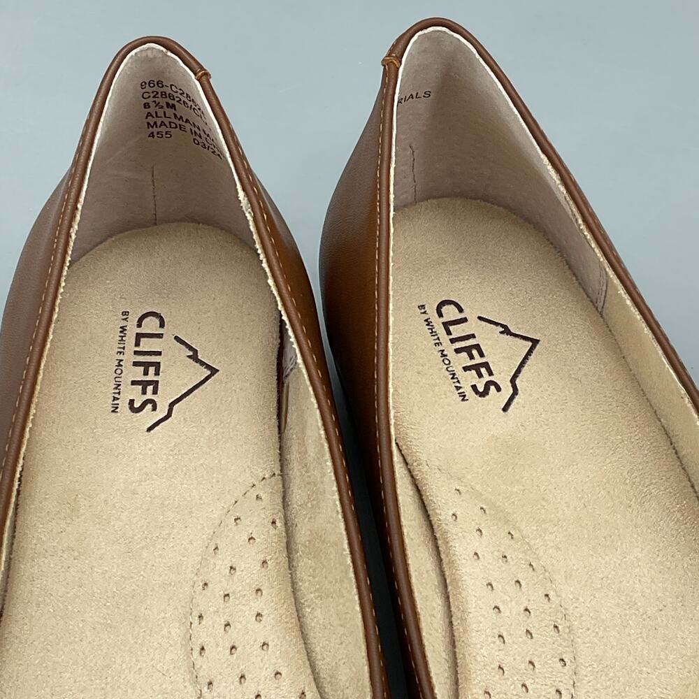 NEW Cliffs by White Mountain Women’s Clara Ballet Flats Brown Size 8.5 - Picture 6 of 10